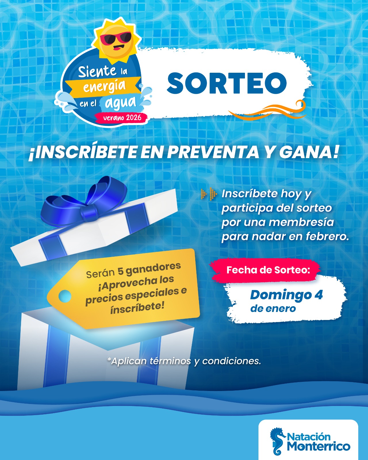 sorteo inscribete en pre venta y gana